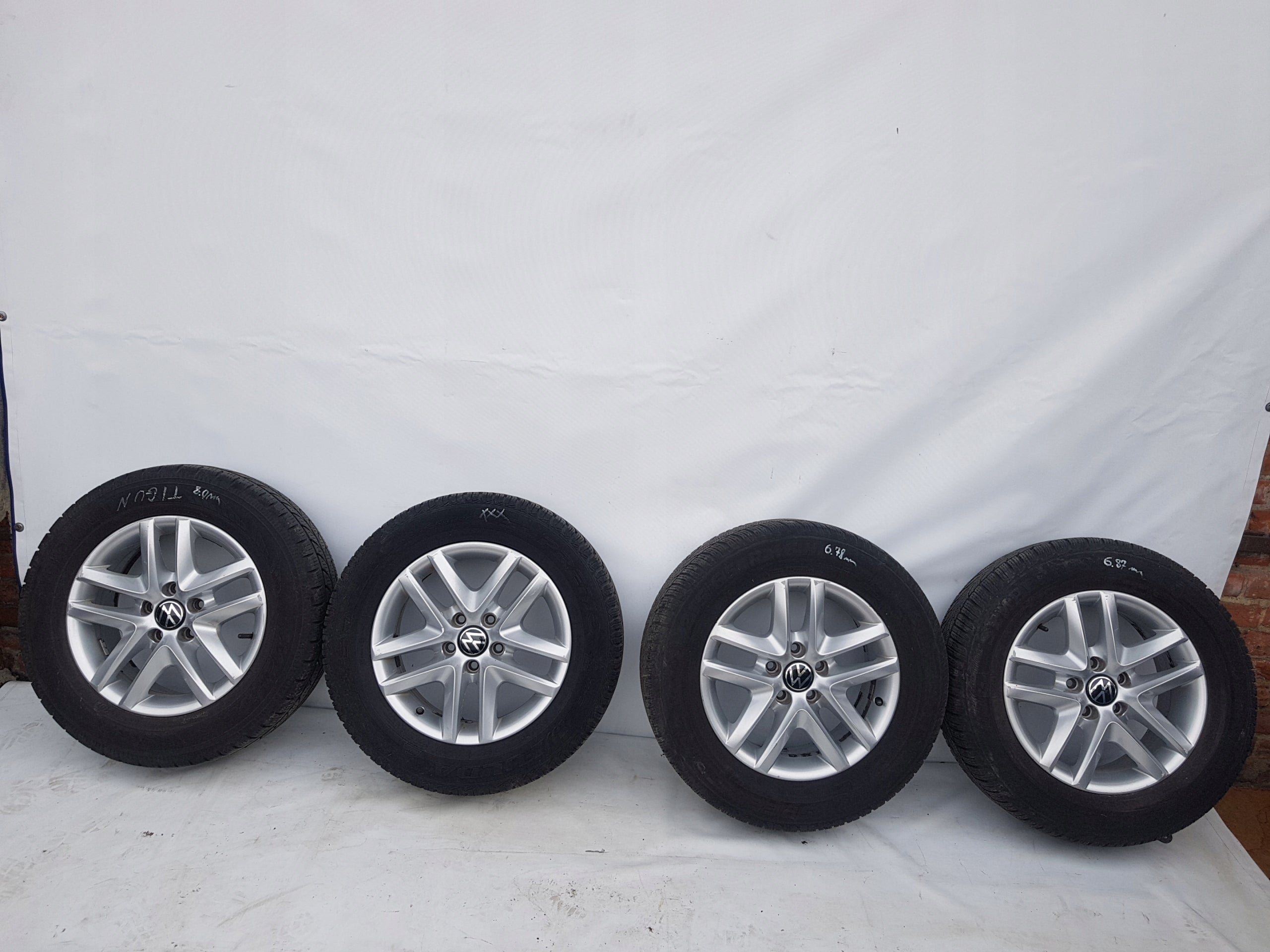  Alu Felge Volkswagen Sharan Tiguan Aluminum rim 16 Zoll 6.5J 5x112 product image