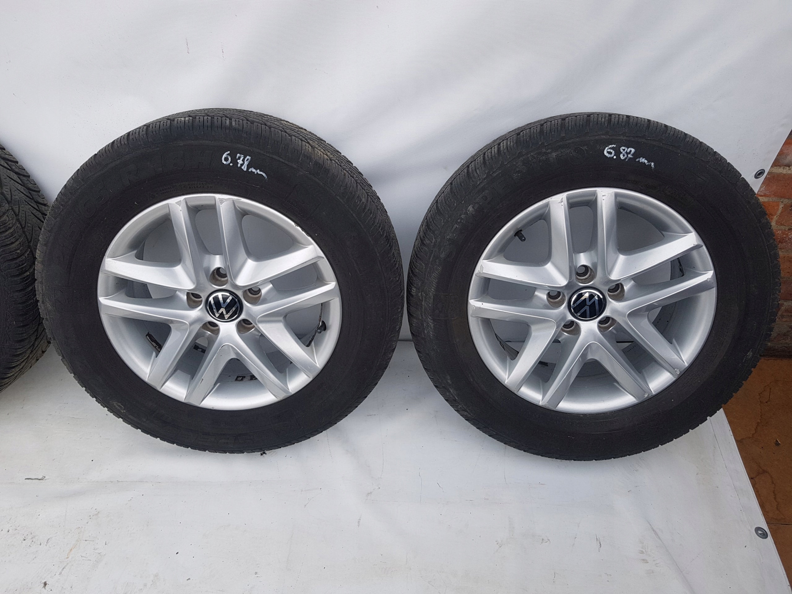 Alu Felge Volkswagen Sharan Tiguan Aluminum rim 16 Zoll 6.5J 5x112