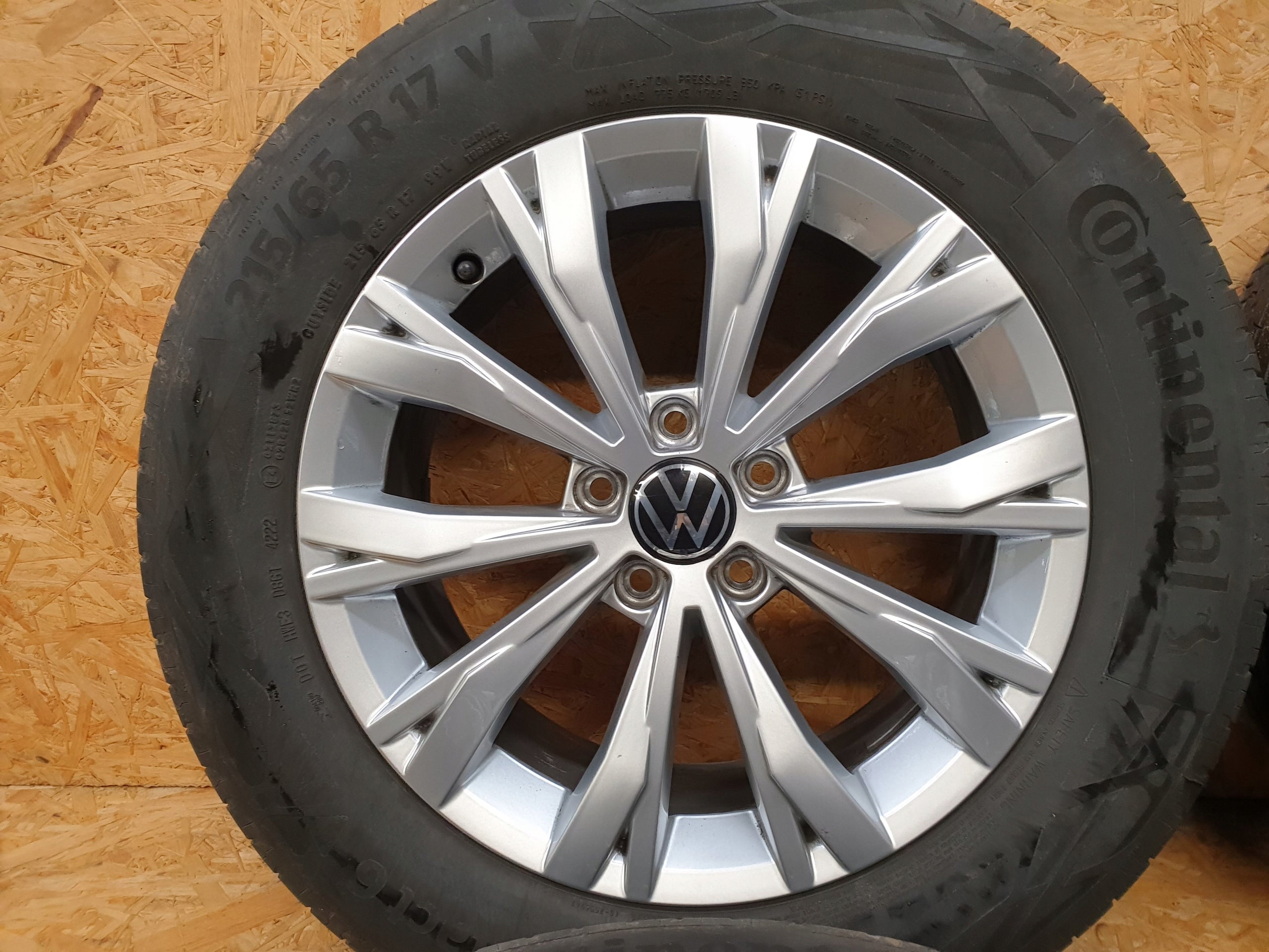 Alu Felge Volkswagen Tiguan T4 Aluminum rim 17 Zoll 5x115