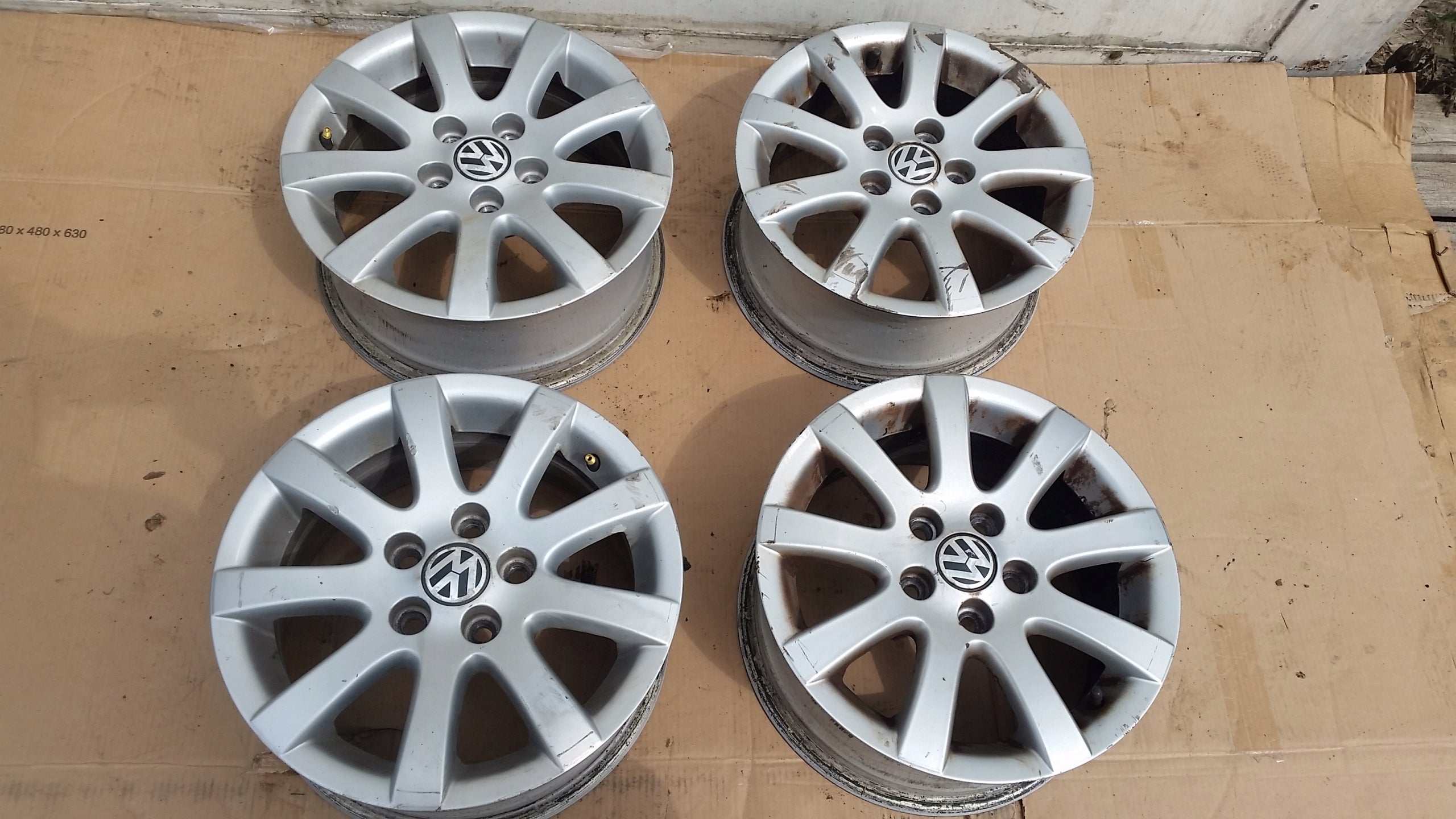  Alu Felge Volkswagen T4 Aluminum rim 14 Zoll 6.0J 5x100 43ET 6Q0601025Q product image