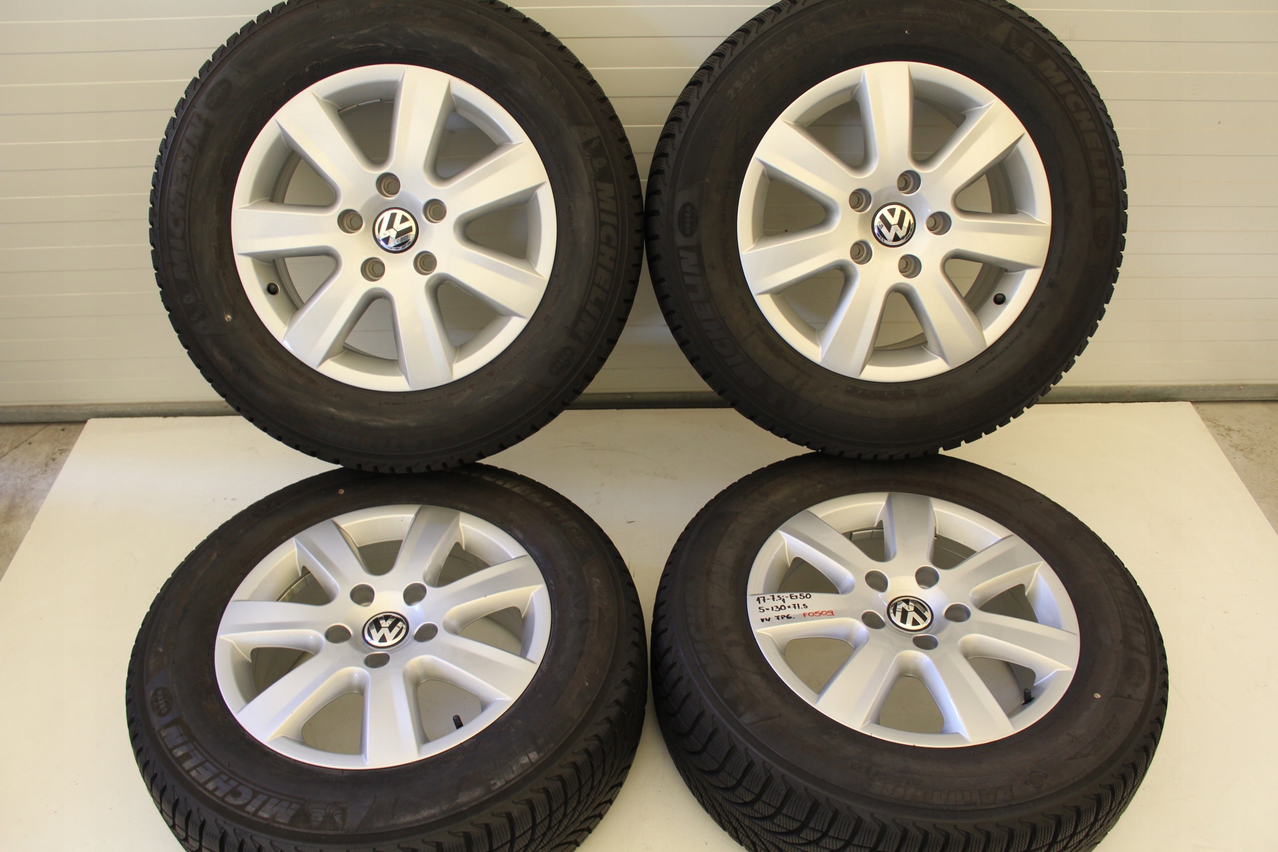 Alu Felge Volkswagen Touareg T5 Aluminum rim 17 Zoll 7.5J 5x130