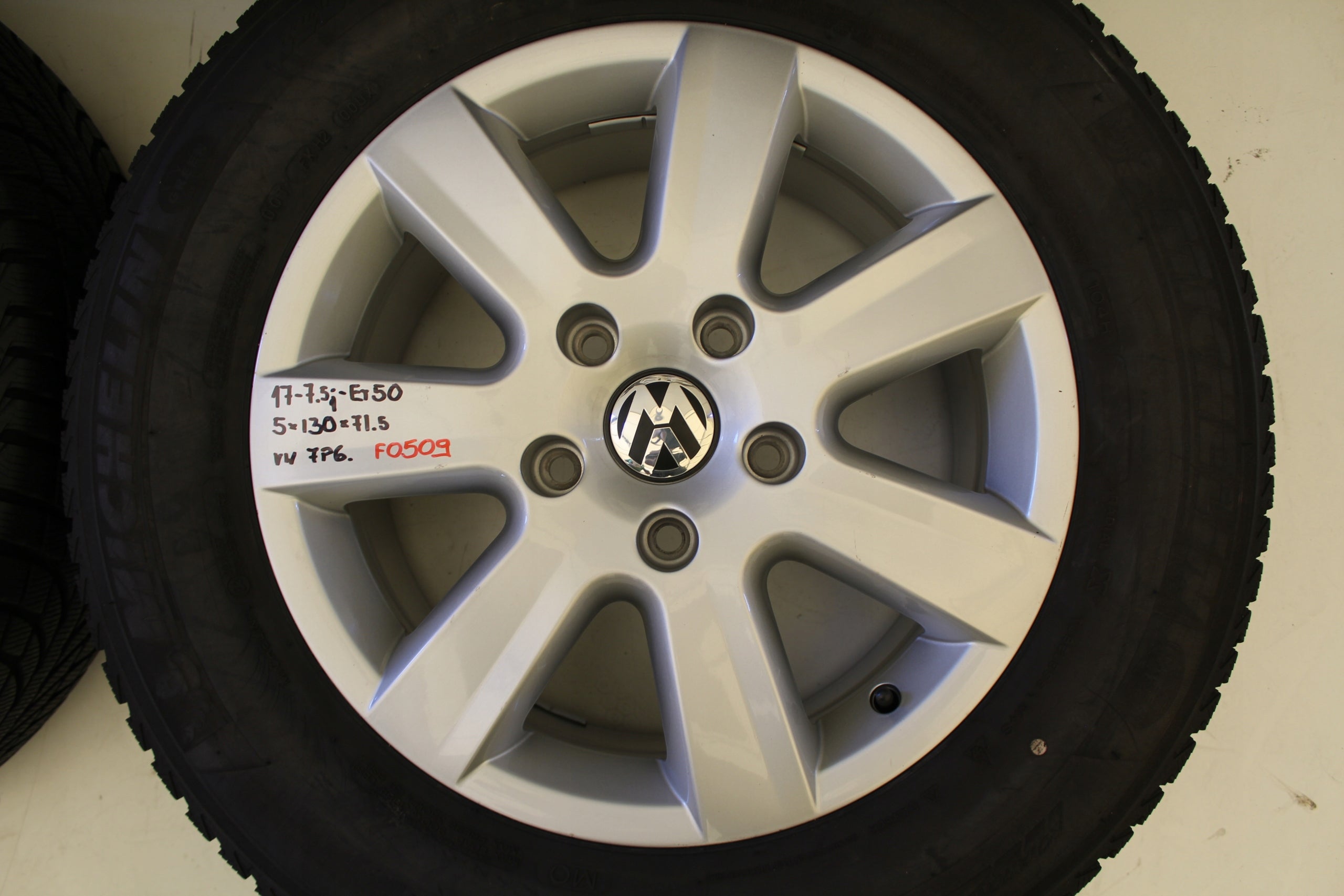 Alu Felge Volkswagen Touareg T5 Aluminum rim 17 Zoll 7.5J 5x130