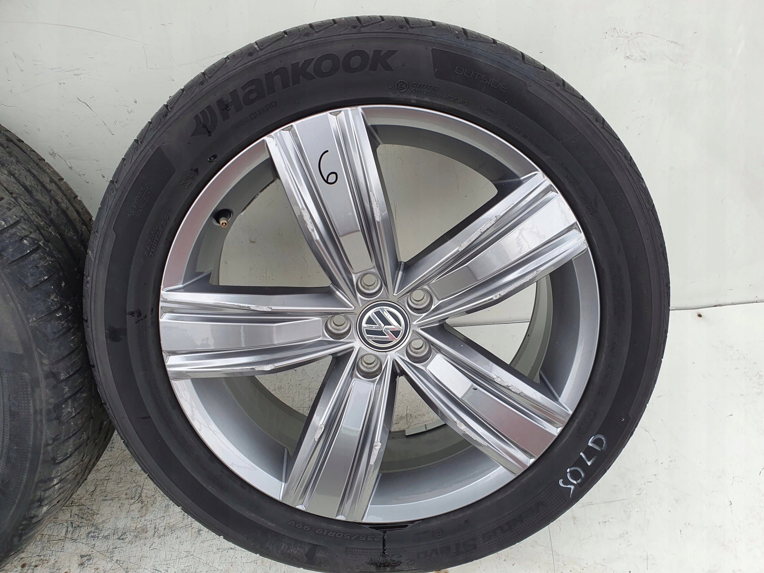 Alu Felge Volkswagen Tiguan Aluminum rim 19 Zoll 7.0J 5x112 5NN601025C