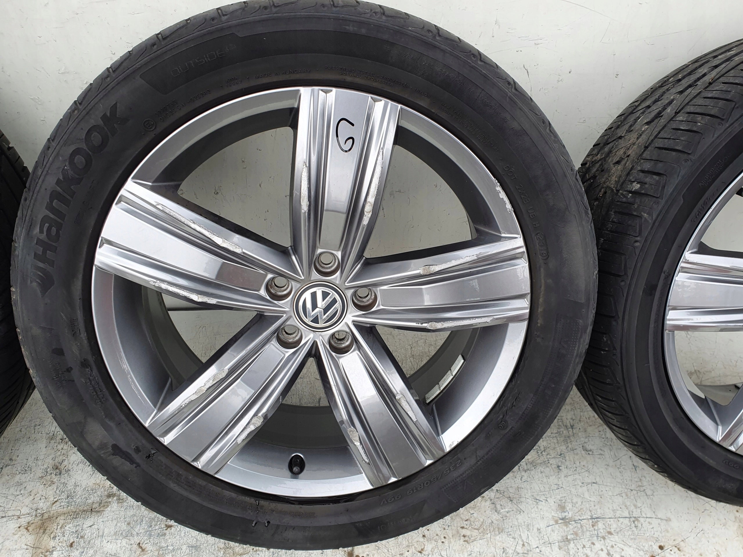 Alu Felge Volkswagen Tiguan Aluminum rim 19 Zoll 7.0J 5x112 5NN601025C